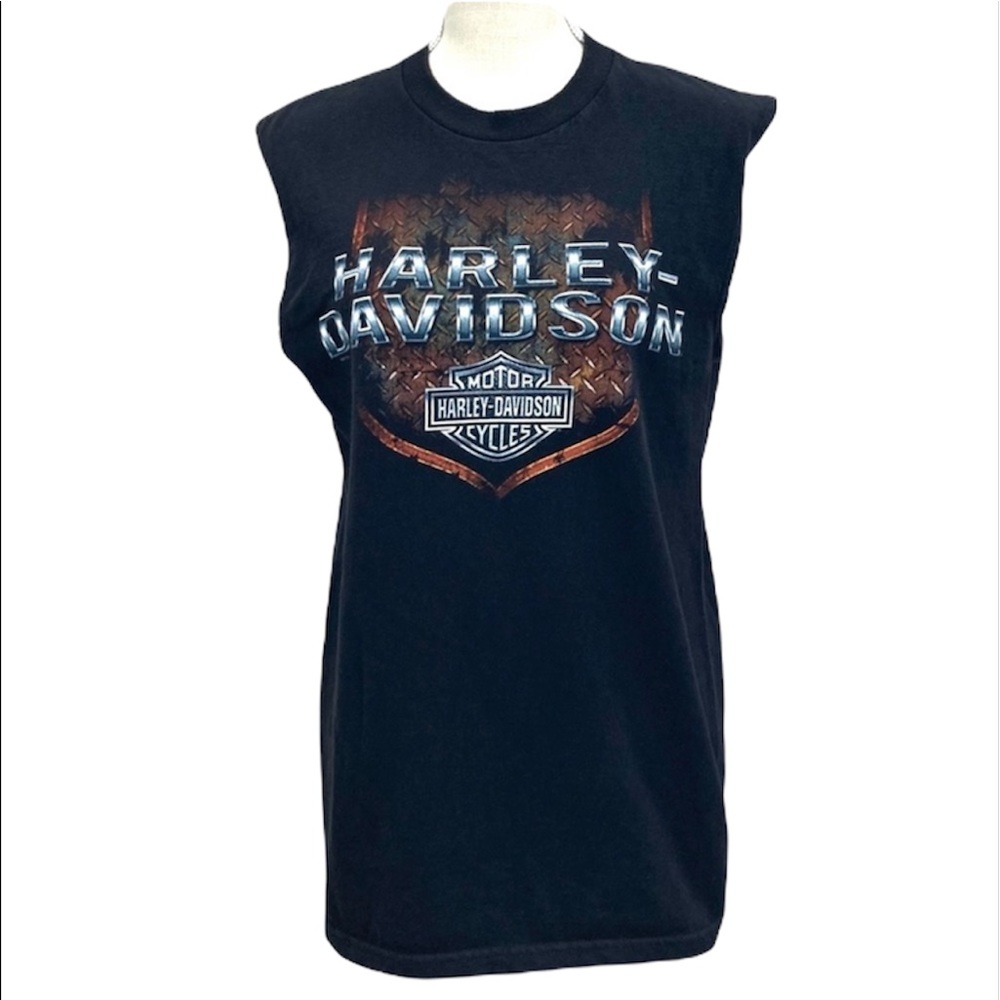 HARLEY-DAVIDSON Men’s/Unisex Black Muscle Tank Top Size Medium